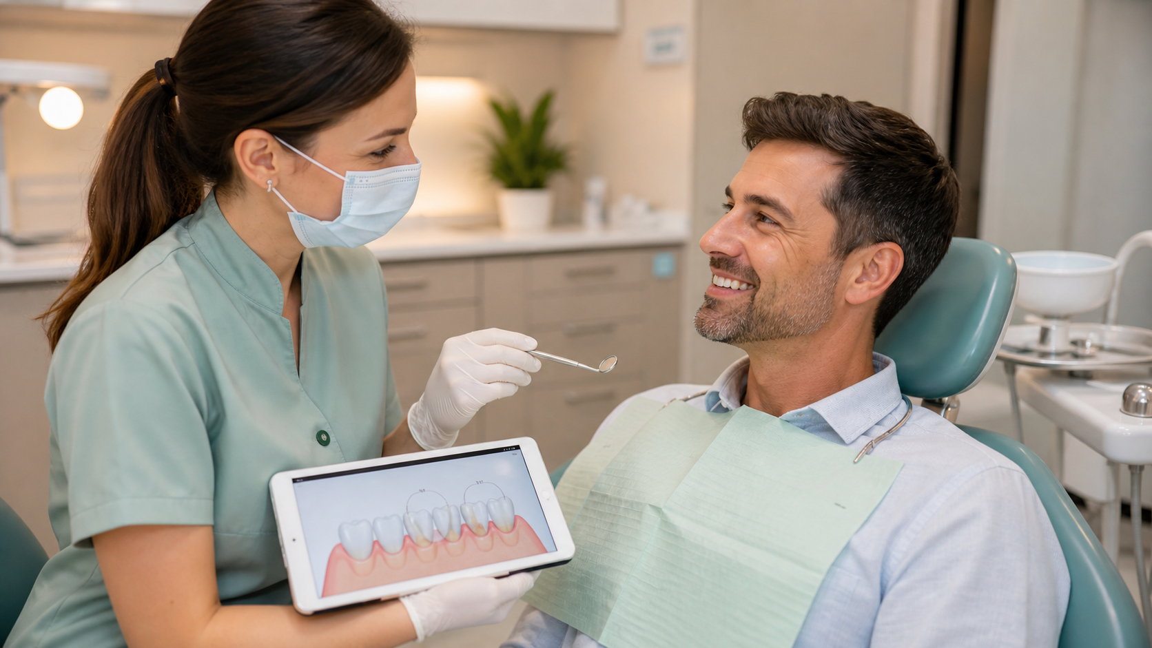 Crown Lengthening procedure at the dental clinic