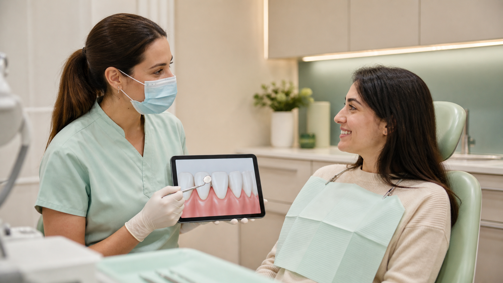 Gum Grafting procedure at the dental clinic