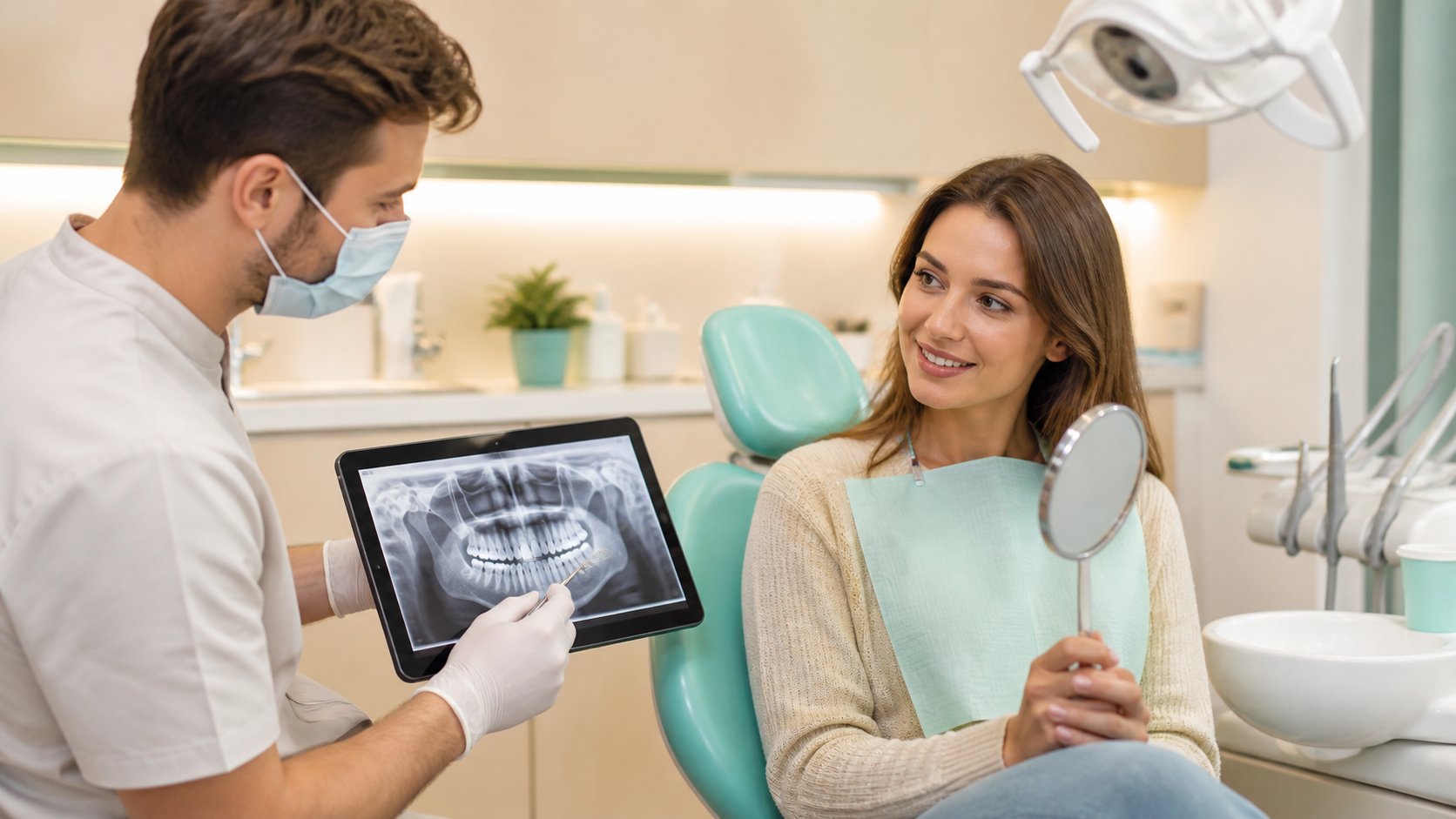 Tooth Extraction procedure at the dental clinic